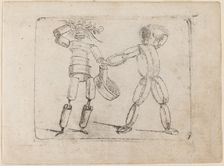 From "Bizzarie di varie Figure", 1624. Creator: Giovanni Battista Bracelli