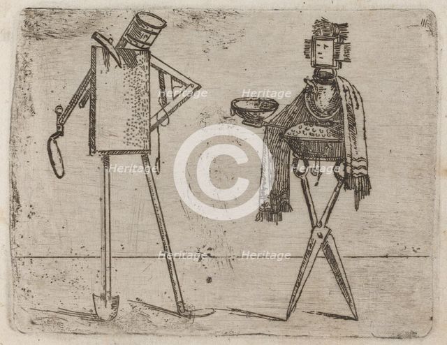 From "Bizzarie di varie Figure", 1624. Creator: Giovanni Battista Bracelli.