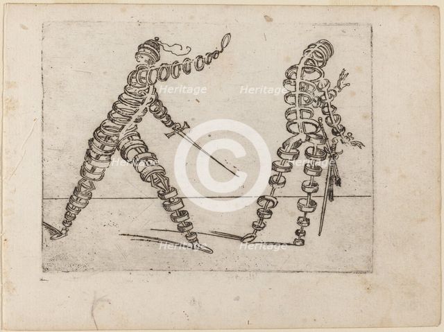 From "Bizzarie di varie Figure", 1624. Creator: Giovanni Battista Bracelli.