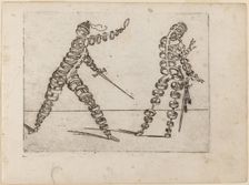 From "Bizzarie di varie Figure", 1624. Creator: Giovanni Battista Bracelli