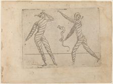 From "Bizzarie di varie Figure", 1624. Creator: Giovanni Battista Bracelli