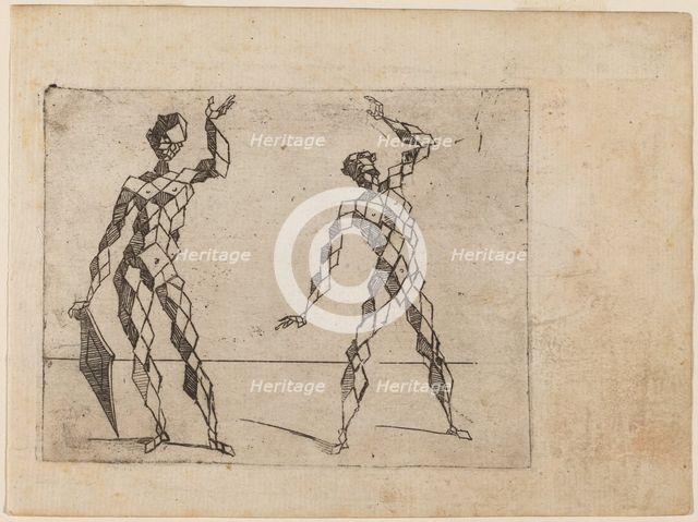 From "Bizzarie di varie Figure", 1624. Creator: Giovanni Battista Bracelli.