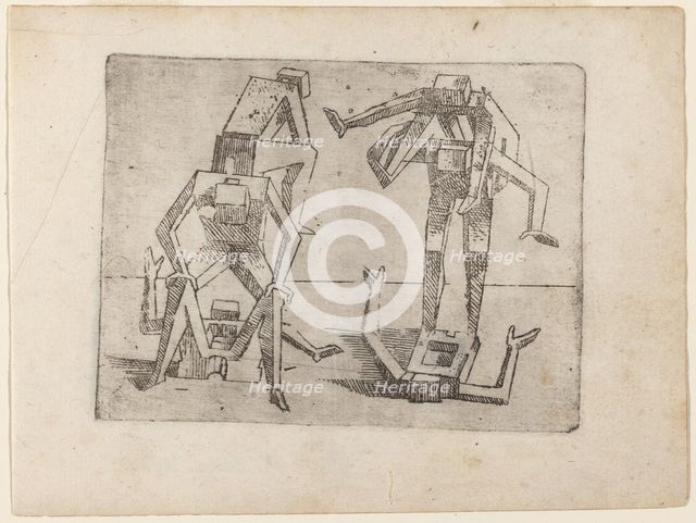 From "Bizzarie di varie Figure", 1624. Creator: Giovanni Battista Bracelli.