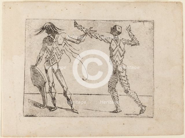 From "Bizzarie di varie Figure", 1624. Creator: Giovanni Battista Bracelli.