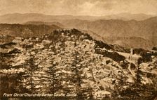 From Christ Church to Gorton Castle, Simla c1918-c1939. Creator: Unknown