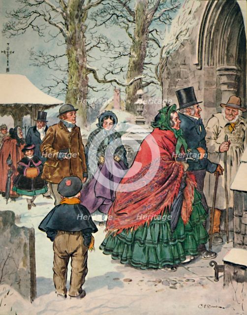 'From 'Christmas'. Alexander Smith's Essays 'Dreamthorp,' 1862, (1923). Artist: Charles Edmund Brock.