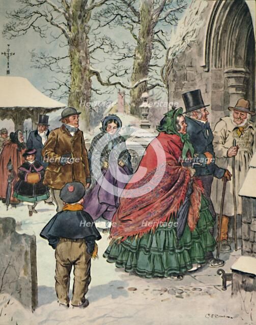 'From 'Christmas'. Alexander Smith's Essays 'Dreamthorp,' 1862, (1923). Artist: Charles Edmund Brock.