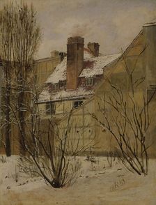 From Collin's Garden in Copenhagen, 1833. Creator: Jorgen Pedersen Roed