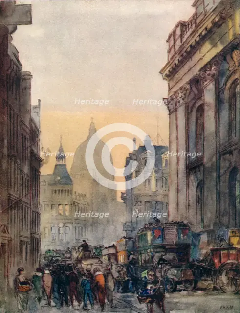'From Cornhill', c1906. Artist: William Monk.