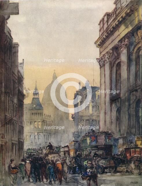 'From Cornhill', c1906. Artist: William Monk.