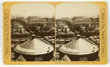 From Dome of Exposition Building, looking South, 1880/89. Creator: Henry Hamilton Bennett