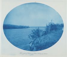 From Foot of Robinson's Rock Looking Upstream, 1891. Creator: Henry Bosse