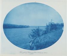 From Foot of Robinson's Rock Looking Upstream, 1891. Creator: Henry Bosse