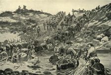 From Frere to Chieveley - Difficultues of Transport 1900. Creator: Richard Caton Woodville II