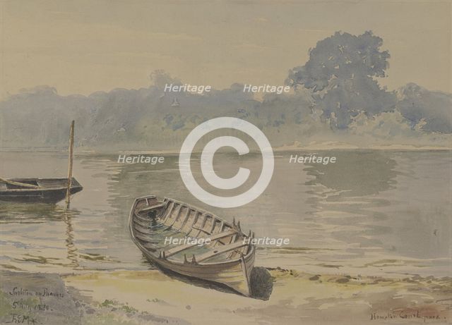 From Hampton Court Park, 1880. Creator: Ernst Morgenstern.