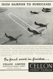 From Hairpins to Hurricanes - Cellon Limited 1941. Creator: Unknown