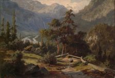 From Hallingdal, 1846. Creator: Hans Gude