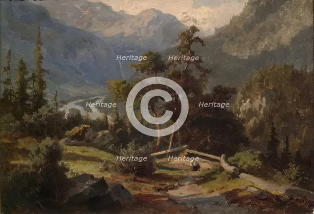 From Hallingdal, 1846. Creator: Hans Gude.