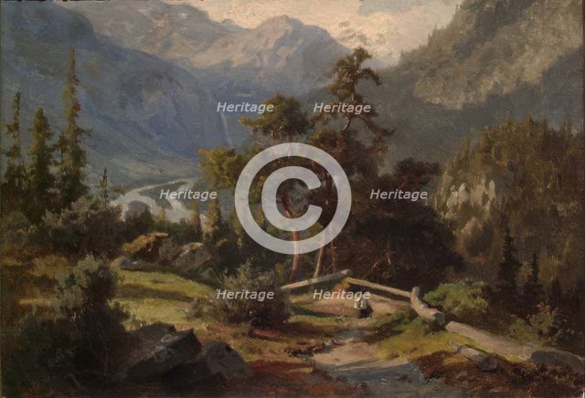 From Hallingdal, 1846. Creator: Hans Gude.