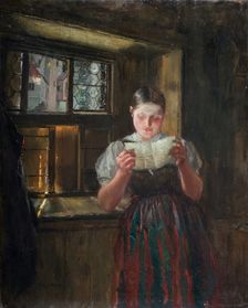 From him, 1887. Creator: Albin Egger-Lienz