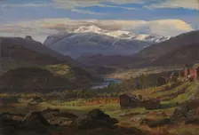 From Hjelle in Valdres, 1851. Creator: Johan Christian Dahl