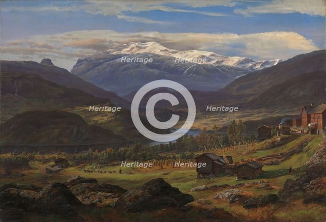 From Hjelle in Valdres, 1851. Creator: Johan Christian Dahl.