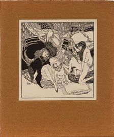 From "Jeux d'Amour de la jeunesse", c1907. Creator: Bayros, Franz von (1866-1924)