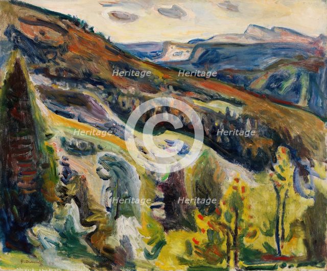 From Kviteseid in Telemark, 1944. Creator: Per Deberitz.
