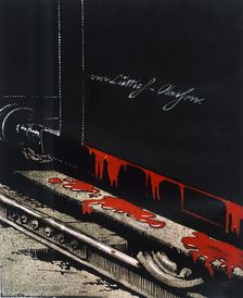 From Liege to Aix-la-Chapelle, 1914 (1916) Artist: Louis Raemaekers