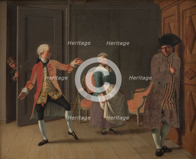 From Ludvig Holberg's "Jean de France", Act 1, Scene 6, 1812. Creator: CW Eckersberg.
