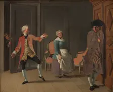 From Ludvig Holberg's "Jean de France", Act 1, Scene 6, 1812. Creator: CW Eckersberg