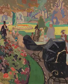 From Luxembourg Park, Paris, 1913. Creator: Eero Snellman