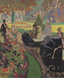 From Luxembourg Park, Paris, 1913. Creator: Eero Snellman