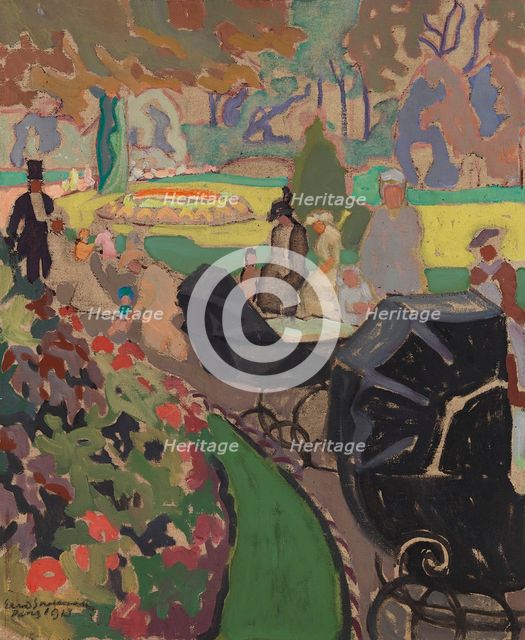 From Luxembourg Park, Paris, 1913. Creator: Eero Snellman.