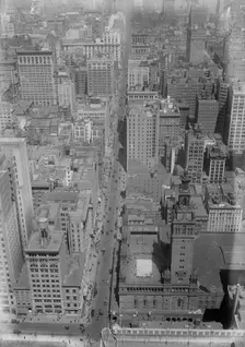 From Metropolitan Building, between c1915 and c1920. Creator: Bain News Service