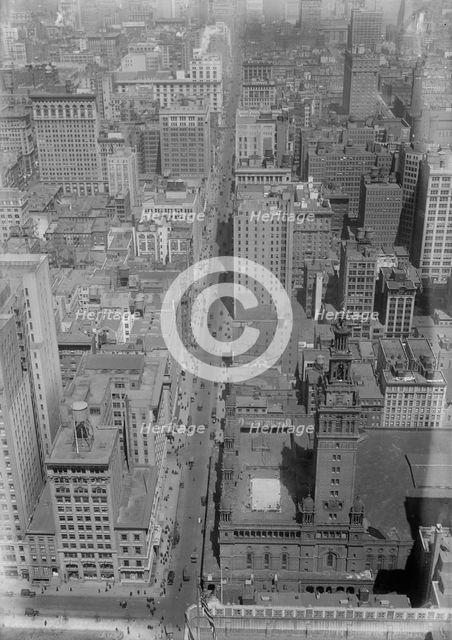 From Metropolitan Building, between c1915 and c1920. Creator: Bain News Service.