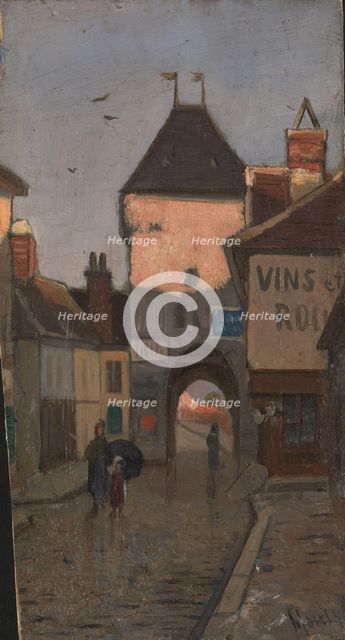 From Moret-sur-Loing, Undated. Creator: Fredrik Jonas Lucian Botfield Collett.