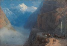 From Mleta to Gudauri, 1868. Creator: Aivazovsky; Ivan Konstantinovich (1817-1900)