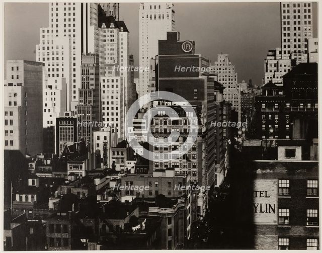 From My Window at An American Place, North, 1930/31. Creator: Alfred Stieglitz.