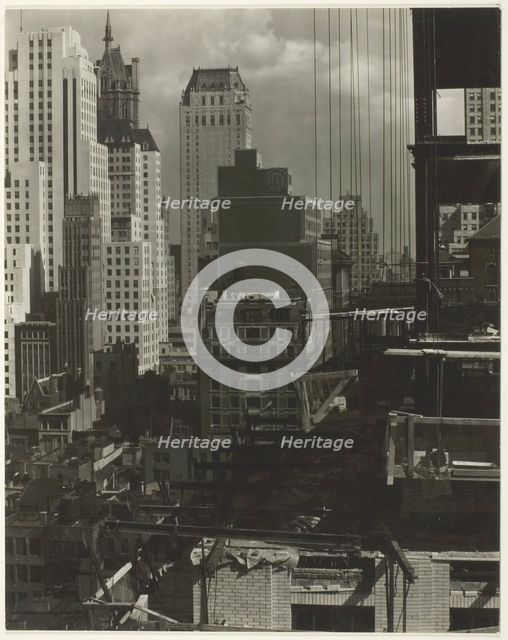 From My Window at An American Place, North, 1931. Creator: Alfred Stieglitz.
