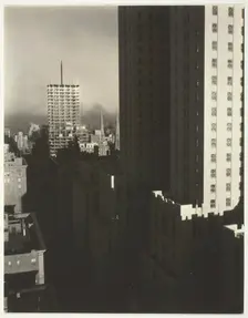 From My Window at the Shelton, West, 1931. Creator: Alfred Stieglitz