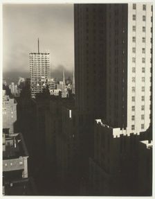 From My Window at the Shelton, West, 1931. Creator: Alfred Stieglitz