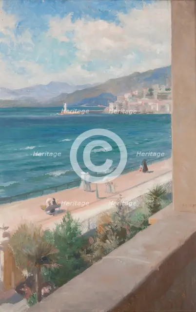 From my Window in Cannes, 1891. Creator: Albert Edelfelt.