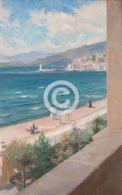 From my Window in Cannes, 1891. Creator: Albert Edelfelt.