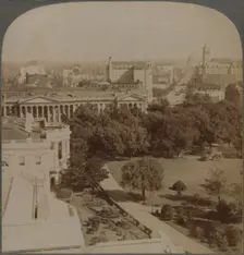 From Navy Department...past the White House and Treasury, to Capitol, Washington, U.S.A. 1902. Creator: Underwood & Underwood