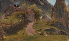 From Oberhasli in Switzerland, 1835. Creator: Thomas Fearnley