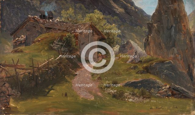 From Oberhasli in Switzerland, 1835. Creator: Thomas Fearnley.