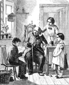 "From Our Own Correspondent" - painted by W. Hemsley, 1856. Creator: Harvey Orrin Smith