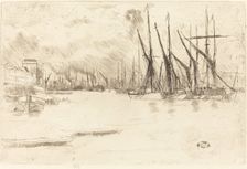 From Pickle-Herring Stairs, c. 1878. Creator: James Abbott McNeill Whistler