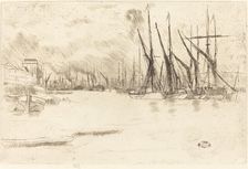 From Pickle-Herring Stairs, c. 1878. Creator: James Abbott McNeill Whistler